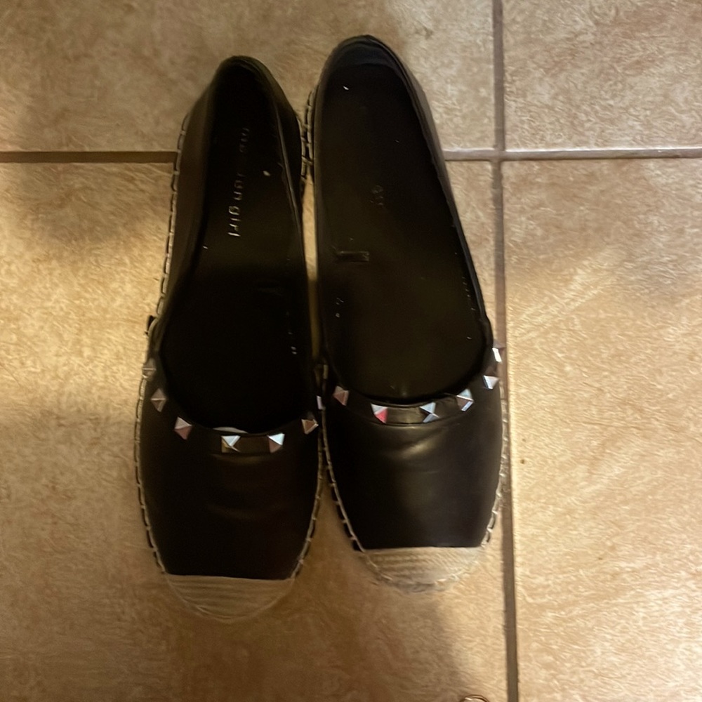 Black espadrilles
